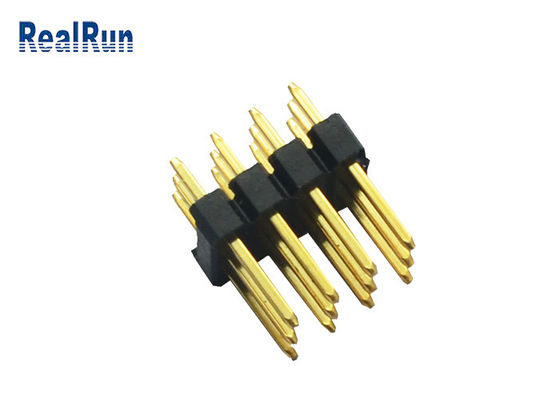 IMMERSIONE di Pin 180° del connettore 3*4 12 dell'intestazione della lega per saldatura del passo di PA6T 2.54mm