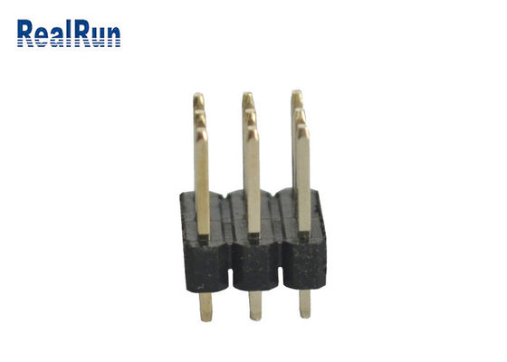 IMMERSIONE di Pin 180° del connettore 3*4 12 dell'intestazione della lega per saldatura del passo di PA6T 2.54mm
