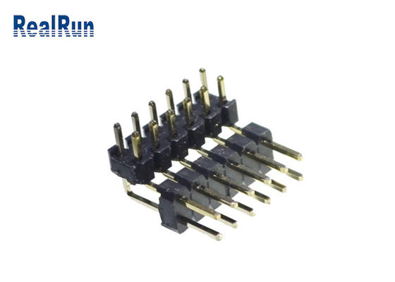 SGS d'ottone di Pin di H2.0 PBT PA6T Pin Header Connector Dual Row 2*6