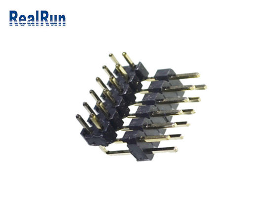 SGS d'ottone di Pin di H2.0 PBT PA6T Pin Header Connector Dual Row 2*6