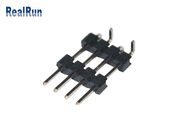 UL94V-0 connettore maschio dell'intestazione del PWB dell'ottone PA6T 2.0mm SMT Pin Header 2amp