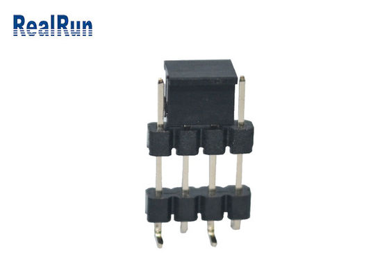 UL94V-0 connettore maschio dell'intestazione del PWB dell'ottone PA6T 2.0mm SMT Pin Header 2amp