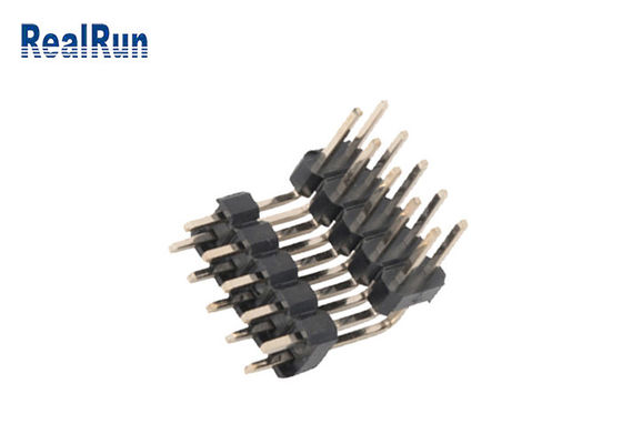 Connettore d'ottone dell'intestazione di fila di PA6T PBT LCP Pin Header 10P DC500V due