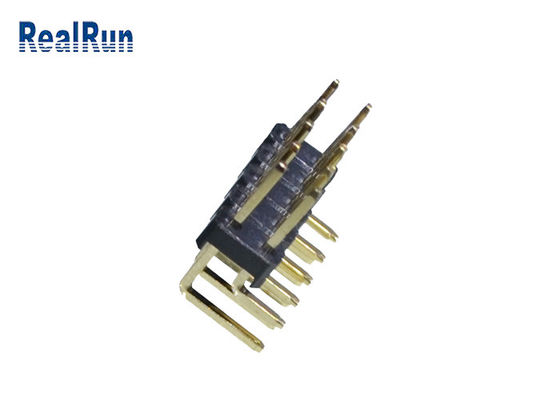 doppia fila PA6T di 3Amp LCP PBT 1000VAC Pin Header Connector 2.54mm
