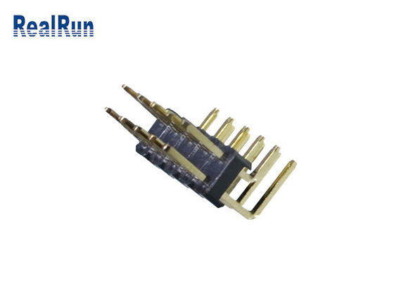 doppia fila PA6T di 3Amp LCP PBT 1000VAC Pin Header Connector 2.54mm