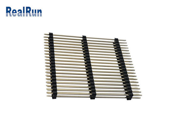 Au doppio 3U di Pin Header Straight Three Plastic di fila di PBT LCP PA6T 40P»
