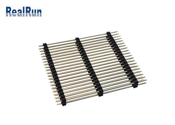 Au doppio 3U di Pin Header Straight Three Plastic di fila di PBT LCP PA6T 40P»