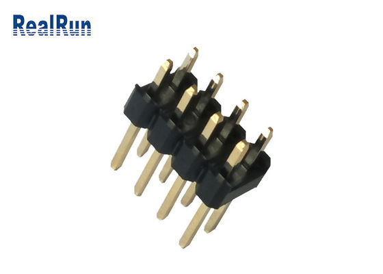 Bordo doppio di Pin Header Brass 8P 3.0A di fila di PA6T PBT LCP per imbarcarsi su UL94V-0