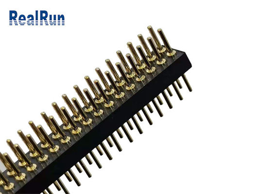 Giro Pin Header Straight 70P LCP UL94V-0 di altezza di PA6T PPS 1.9mm