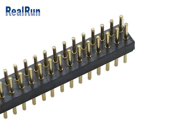 Giro Pin Header Straight 70P LCP UL94V-0 di altezza di PA6T PPS 1.9mm