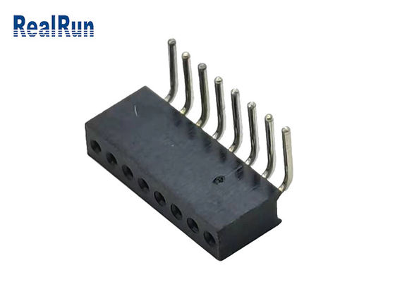 Angolo retto rotondo di altezza 4.1mm Pin Header L8.6mm di PA6T PPS