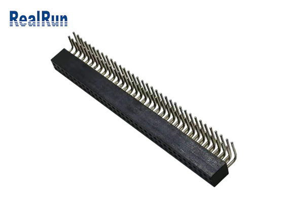 Giro d'ottone Pin Female Header 70P PA6T ad angolo retto PPS di CuZn38Pb