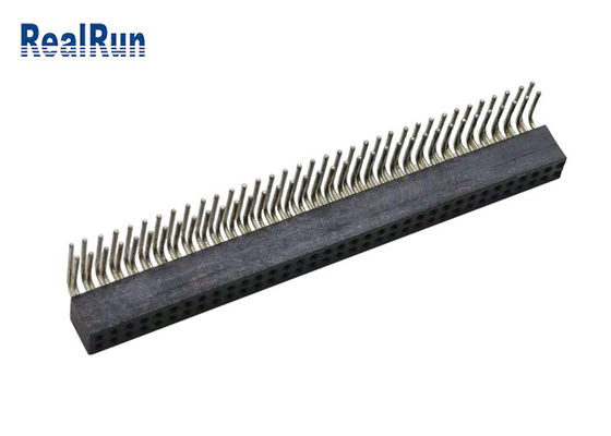 Giro d'ottone Pin Female Header 70P PA6T ad angolo retto PPS di CuZn38Pb