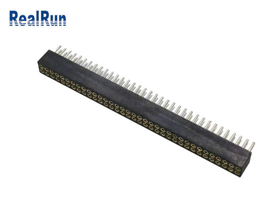 PPS LCP intorno all'ottone femminile H59-3 PA6T del poliestere di Pin Header UL94V-0