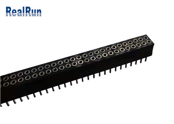 PPS LCP intorno all'ottone femminile H59-3 PA6T del poliestere di Pin Header UL94V-0