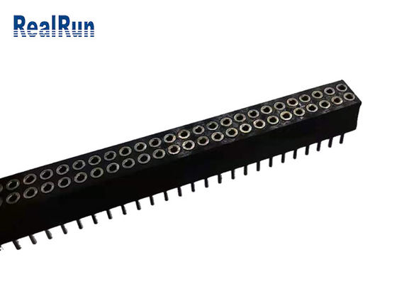 PPS LCP intorno all'ottone femminile H59-3 PA6T del poliestere di Pin Header UL94V-0