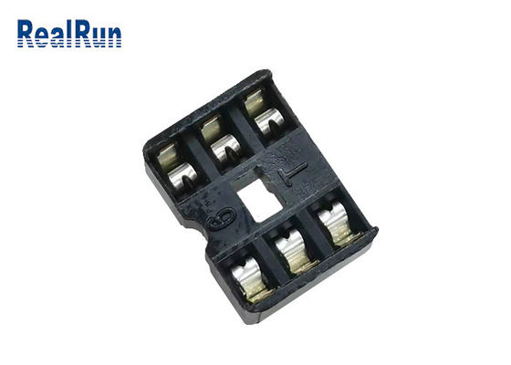 Quadrato Pin Female Header 2*3P 180° diritto 2.54mm RoHS di UL94V-0 PA6T