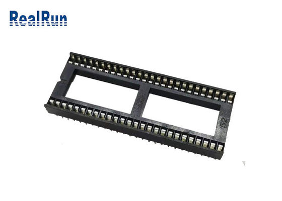 15,24 connettore femminile dell'intestazione dell'incavo UL94V-0 di fila PBT 52P CI