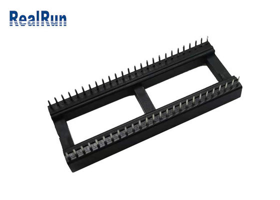 15,24 connettore femminile dell'intestazione dell'incavo UL94V-0 di fila PBT 52P CI