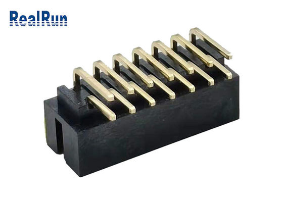 SGS del connettore 2.0*6.4-2*7P dell'intestazione della scatola placcato oro di UL94V-0 PA6T