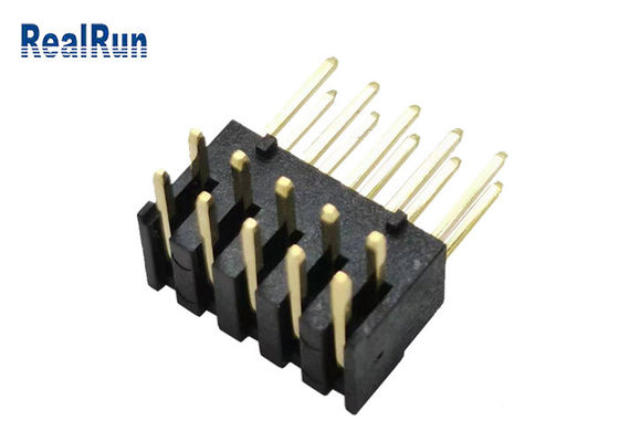 Bordo di Pin Header PA6T LCP di fila del doppio di ISO9001 10P PBT per imbarcarsi su connettore