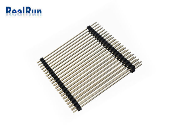 Connettore d'ottone del PWB di PA6T LCP 0.75A Pin Header Connector Gold Flash