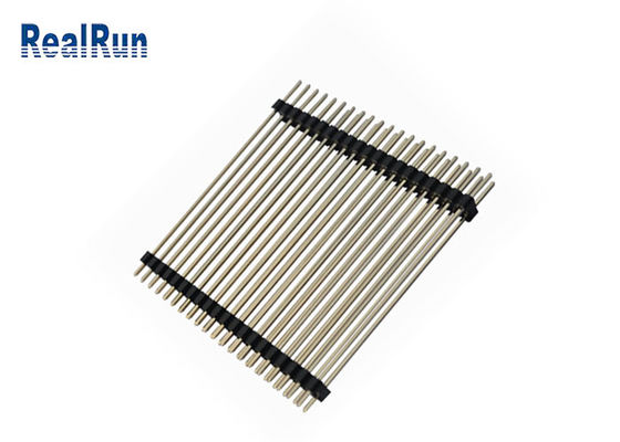 Connettore d'ottone del PWB di PA6T LCP 0.75A Pin Header Connector Gold Flash
