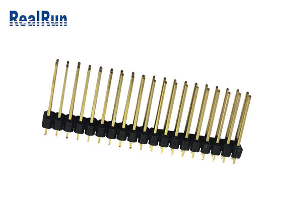 Min della immersione 2*19P 500VAC/del PWB Pin Connector 2.54mm dell'isolante di UL94V-0 PA6T