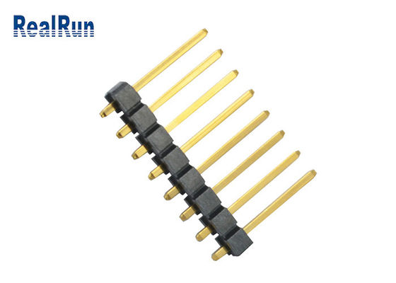 Singolo oro d'ottone del connettore UL94V-0 7A PA6T dell'intestazione di fila di LCP placcato