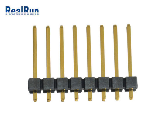 Singolo oro d'ottone del connettore UL94V-0 7A PA6T dell'intestazione di fila di LCP placcato