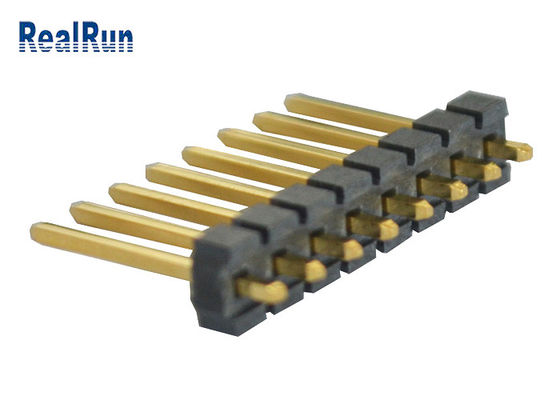 Singolo oro d'ottone del connettore UL94V-0 7A PA6T dell'intestazione di fila di LCP placcato