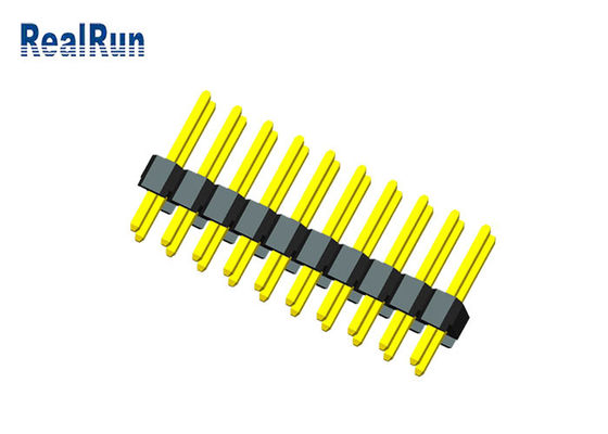 Ottone di Pin Header Male Brass Pcb 3.0A della immersione di fila del doppio di PBT PA6T 20P