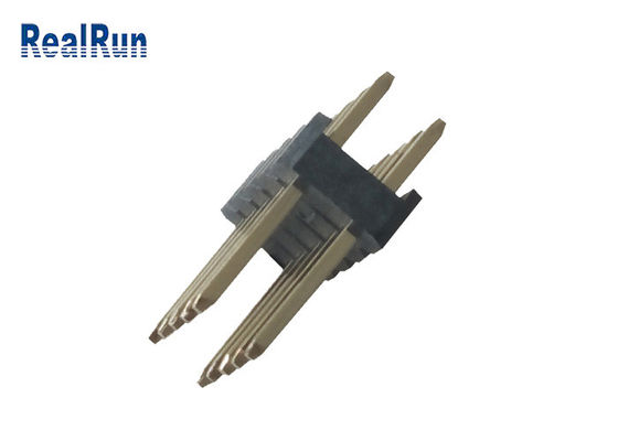 Connettore doppio PA6T 2*5P Pin Header PBT LCP dell'intestazione di fila di 30% GF PH2.54