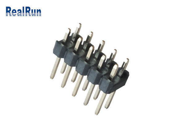 Connettore doppio PA6T 2*5P Pin Header PBT LCP dell'intestazione di fila di 30% GF PH2.54