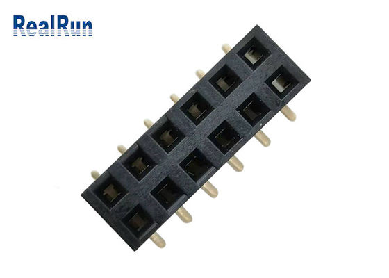Doratura del bronzo fosforoso del CAPPUCCIO PA6T SMD Pin Header Connector DC500V di LCP