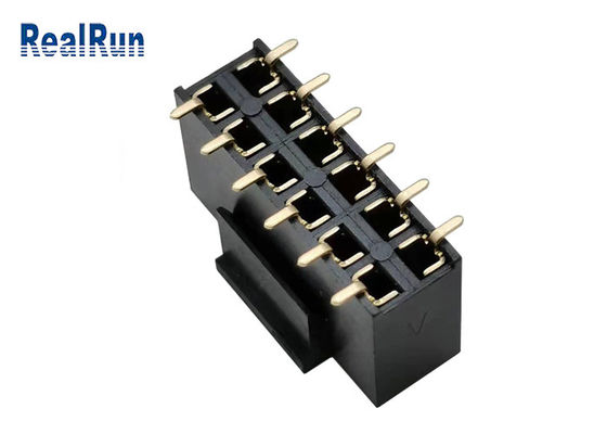 Doratura del bronzo fosforoso del CAPPUCCIO PA6T SMD Pin Header Connector DC500V di LCP