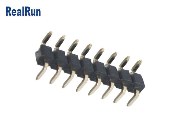 Resistenza di ossidazione ad angolo retto del connettore UL94V-0 2.54mm dell'intestazione di LCP PBT