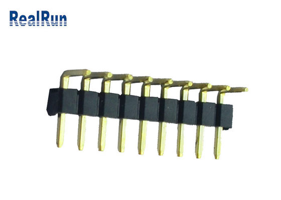 plastica 9P 90 Au d'ottone del connettore PBT dell'intestazione del PWB di grado sopra Ni
