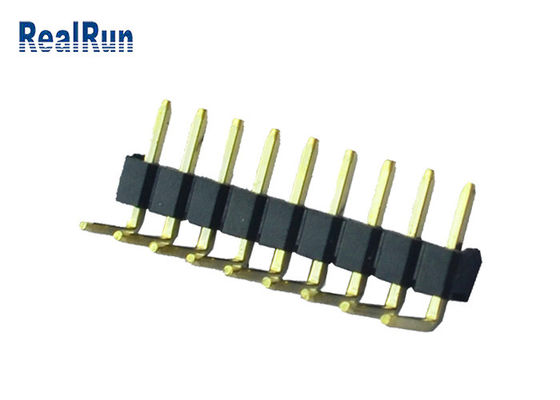 plastica 9P 90 Au d'ottone del connettore PBT dell'intestazione del PWB di grado sopra Ni