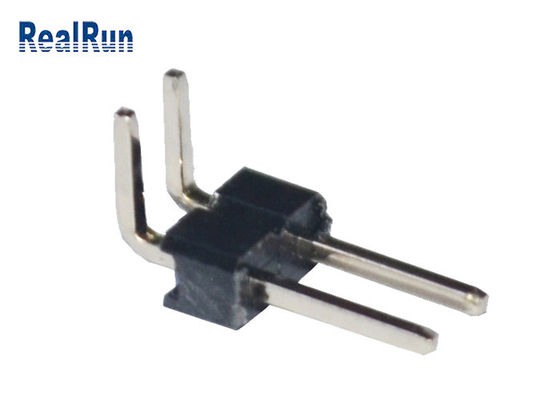 Fila ad angolo retto di Pin Header PA6T H2.5mm di resistenza di ossidazione singola