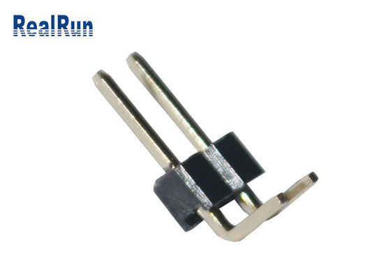 Fila ad angolo retto di Pin Header PA6T H2.5mm di resistenza di ossidazione singola