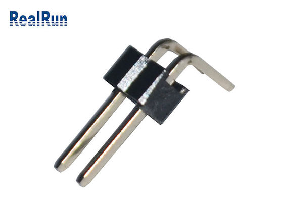 Fila ad angolo retto di Pin Header PA6T H2.5mm di resistenza di ossidazione singola