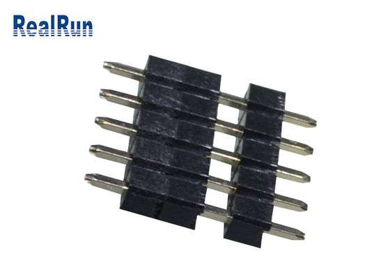 immersione diritta Pin Header PBT LCP THT del PWB di 5P del connettore di plastica d'ottone della lega per saldatura