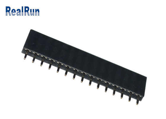Passo femminile del connettore 15P 2.54mm dell'intestazione del PWB della immersione di PA6T diritto per VCD