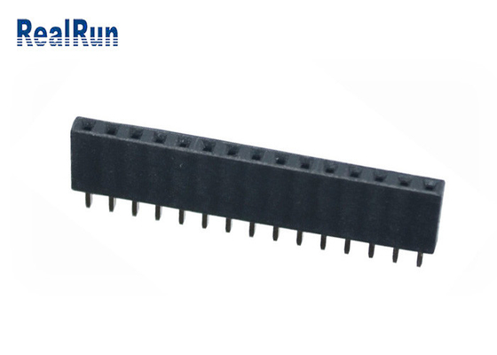 Passo femminile del connettore 15P 2.54mm dell'intestazione del PWB della immersione di PA6T diritto per VCD