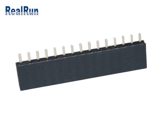 Passo femminile del connettore 15P 2.54mm dell'intestazione del PWB della immersione di PA6T diritto per VCD