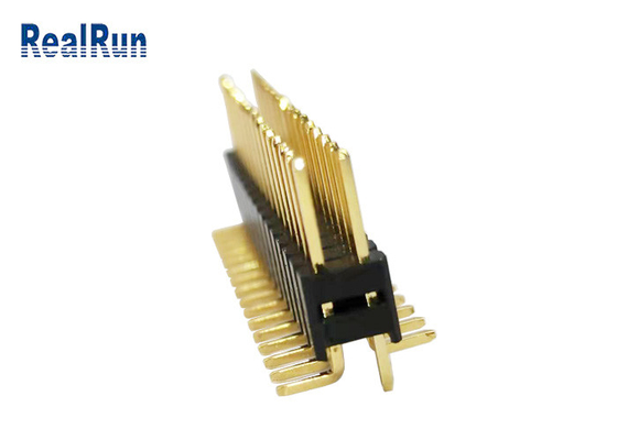Fila doppia H5.0 SMT verticale di PA6T GF Pin Header Connector LCP PBT per LCM LED