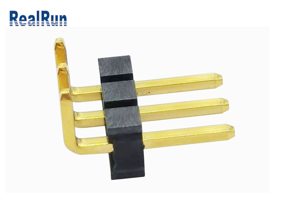 Au d'ottone 3μ» Pin Header 1*3P H3.2 dello SGS LCP di LCP Pin Header Connector