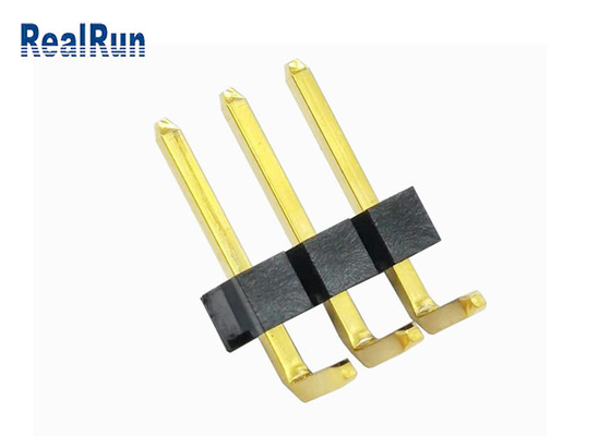 Au d'ottone 3μ» Pin Header 1*3P H3.2 dello SGS LCP di LCP Pin Header Connector