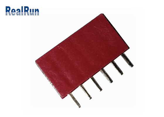 Ottone femminile della immersione LCP del connettore DC500V 1×6P dell'intestazione di PA6T PBT